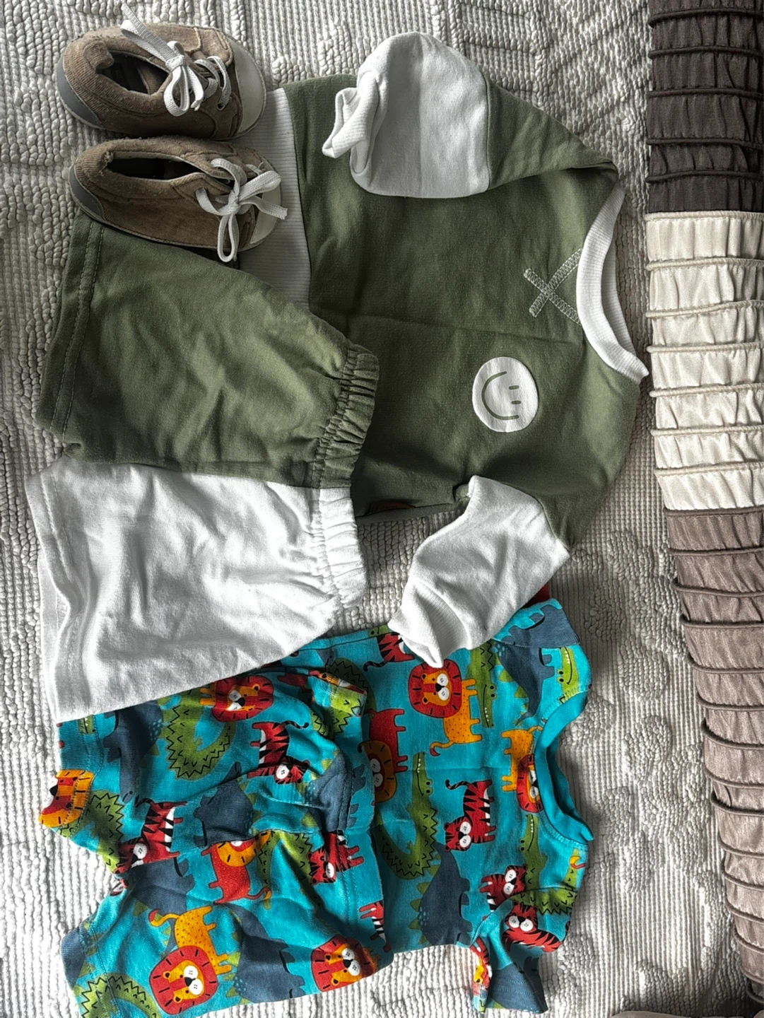 Carter's Baby Boys' Shortalls Set - photo 3