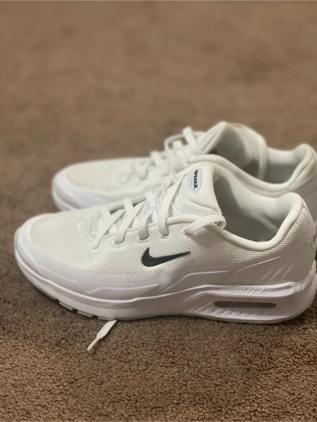 Nike Air Max White Tennis Shoes - photo 3