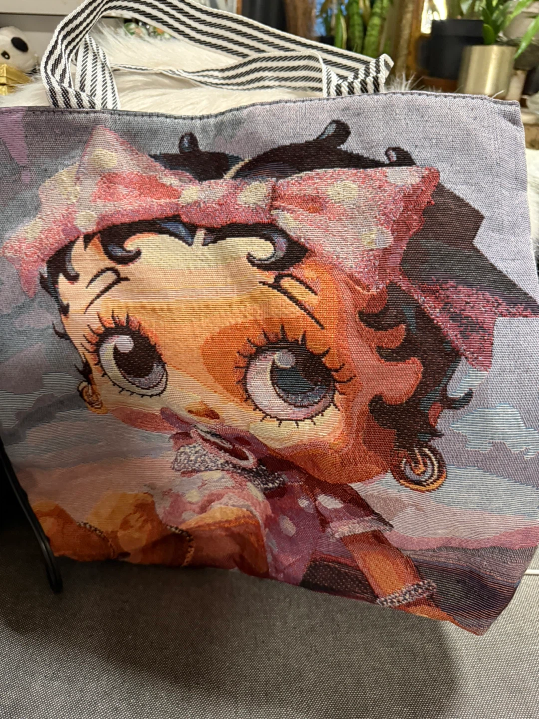 Betty Boop Tapestry Tote Bag