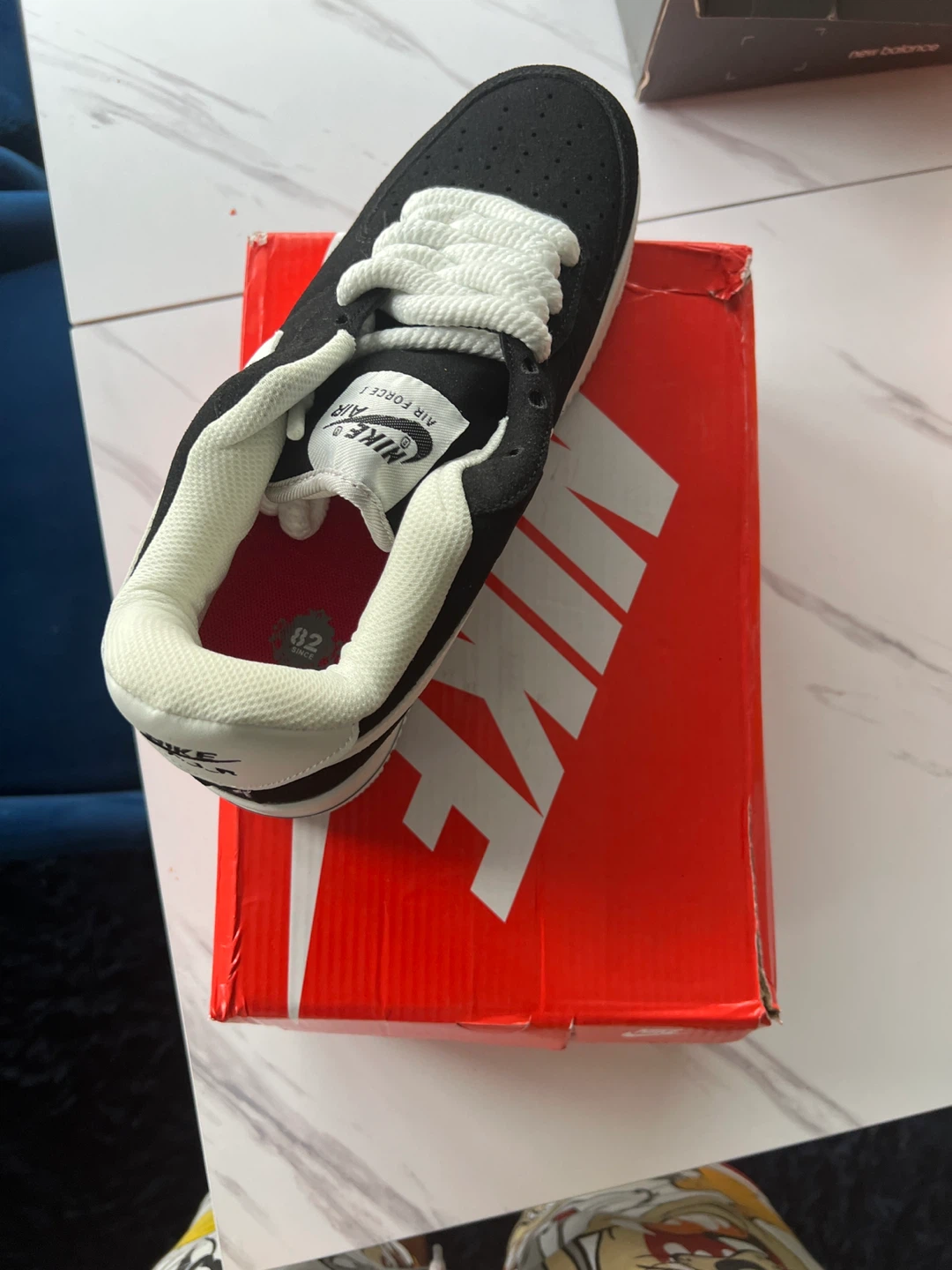 Nike Air Force 1 Black White Shoes