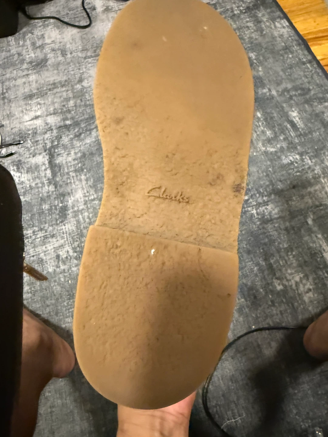 Clarks Brown Leather Desert Boots Mens Size 10.5 - photo 4