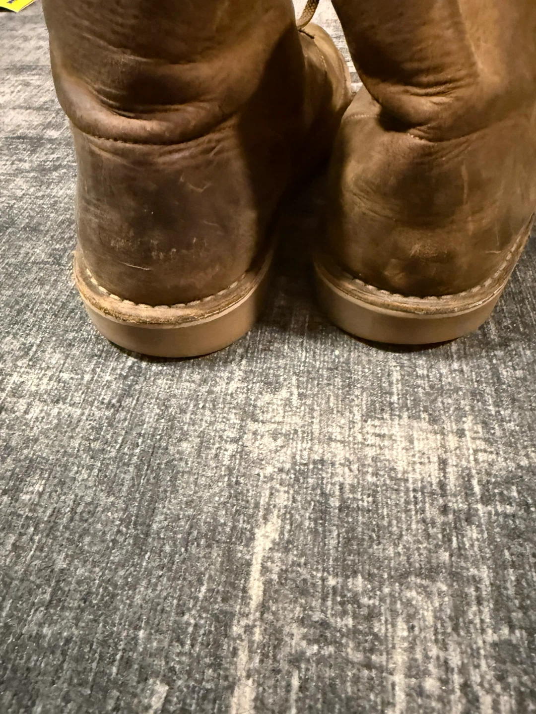 Clarks Brown Leather Desert Boots Mens Size 10.5 - photo 3