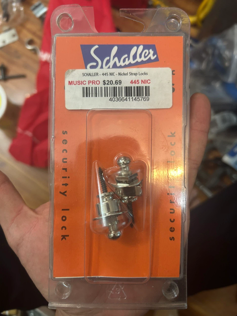 Schaller Nickel Strap Locks