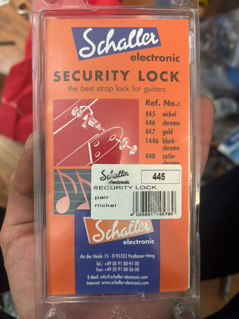 Schaller Nickel Strap Locks - photo 2