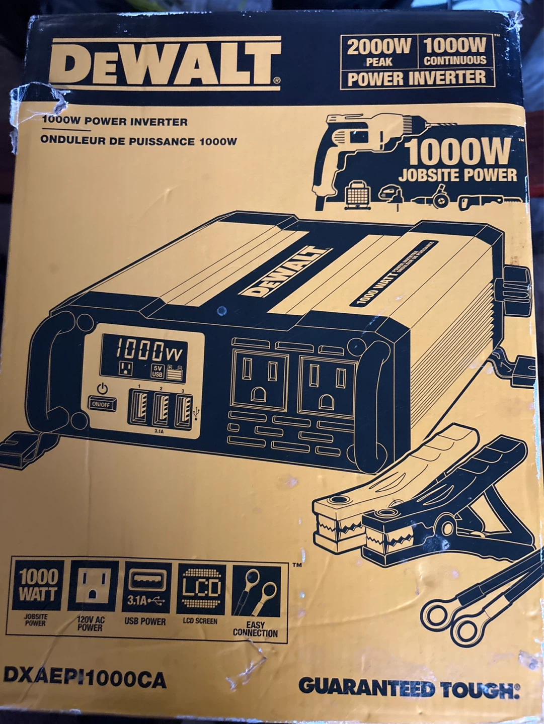 DEWALT 1000W Power Inverter