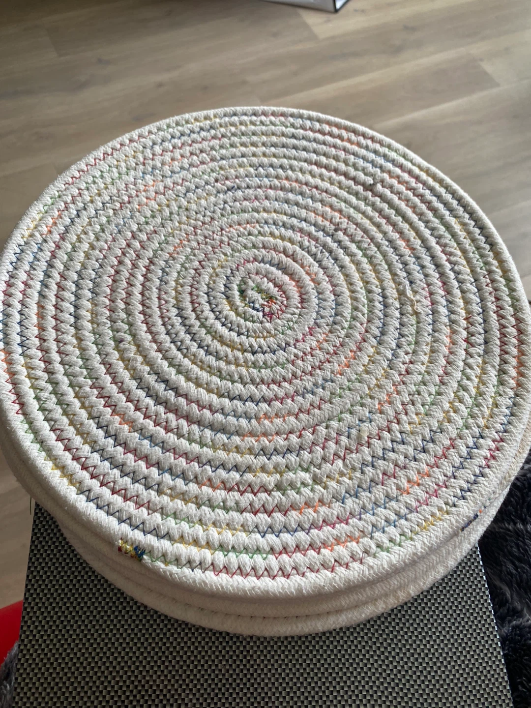 Round Woven Placemats - Set of 6 - photo 2