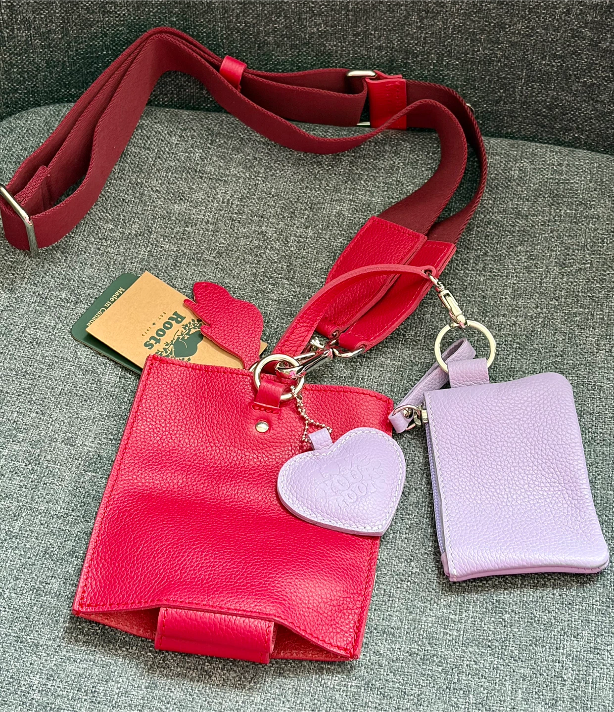 Roots Heart Water Bottle Holder