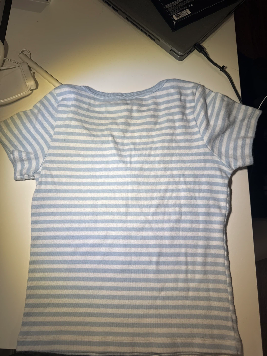 Brandy Melville Striped Henley T-Shirt - photo 2