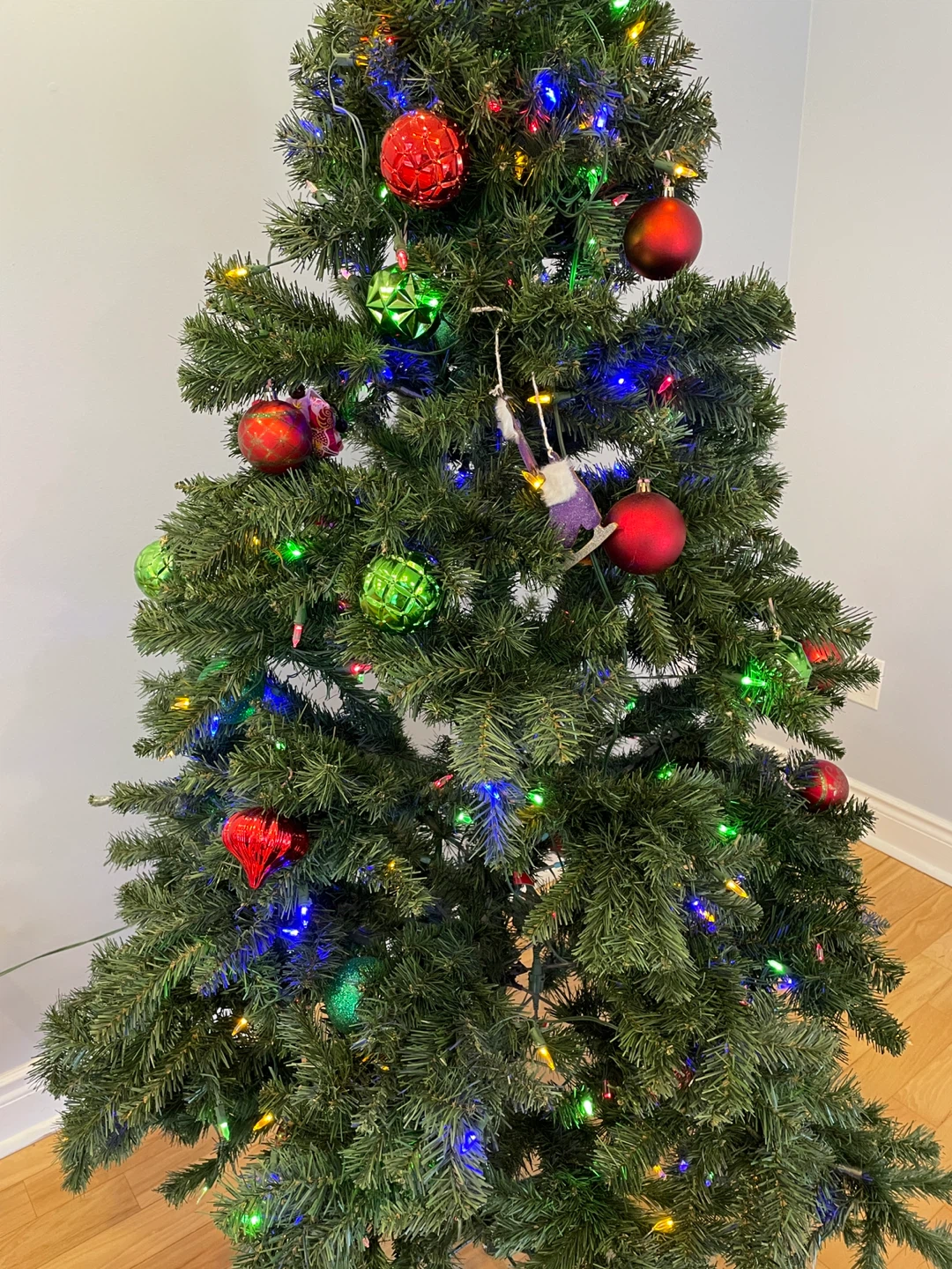 185 cm Artificial Christmas Tree with Lights & Ornaments - photo 2