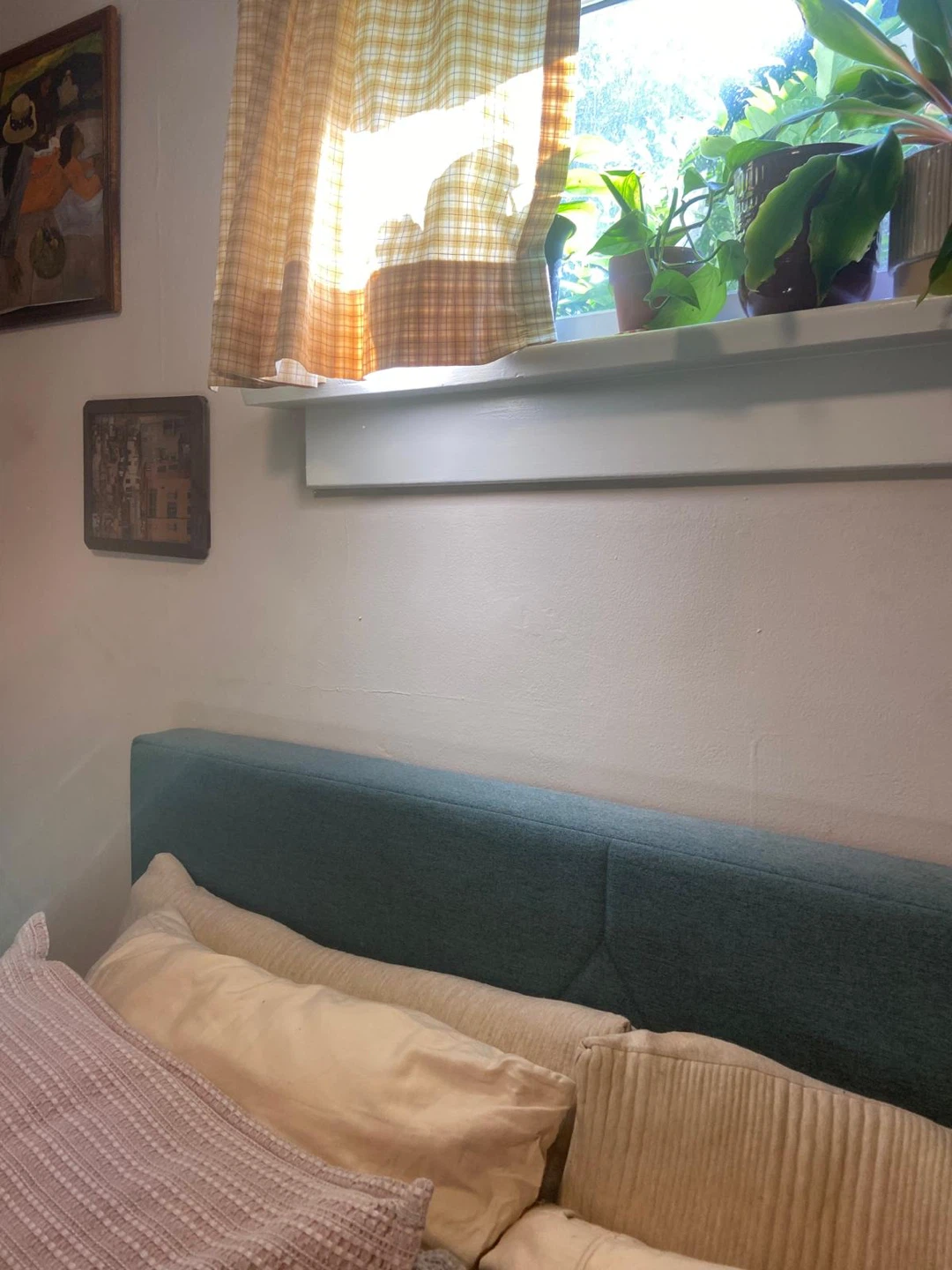 Queen bed frame blue - photo 5