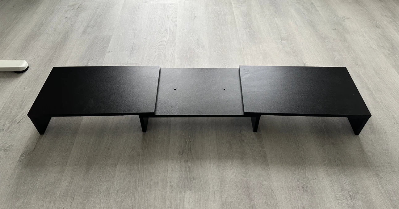 Black Modular Monitor Stand Riser