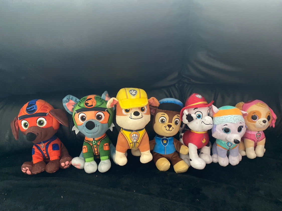 Paw patrol stuff toys (All of them)