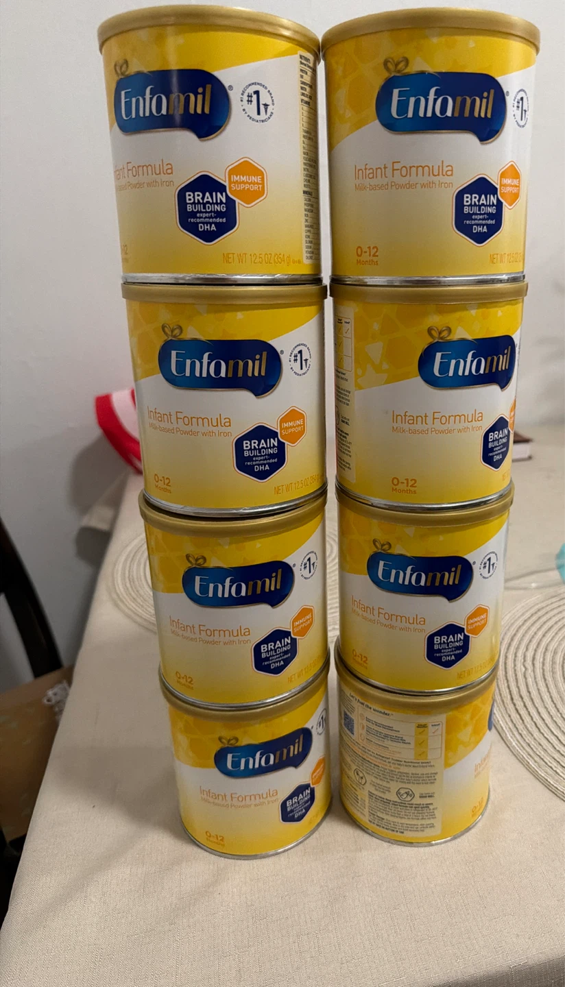 Enfamil Infant Formula - Milk-based Powder with Iron (8 Pack)