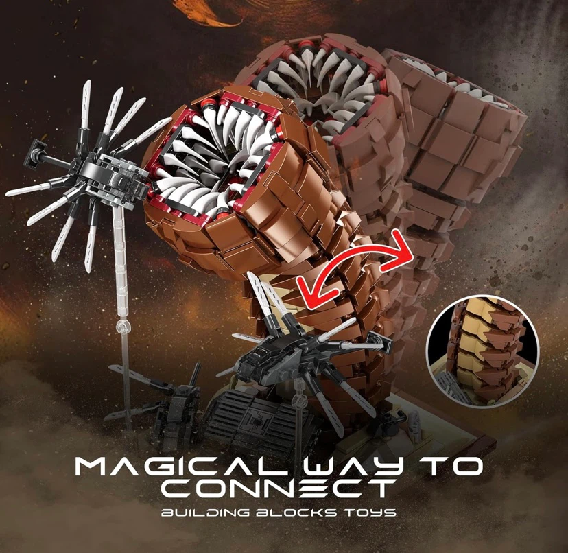 New Sandworm Building Blocks Set Shai-Hulud - photo 4