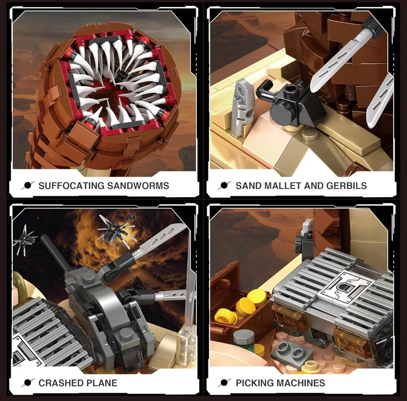 New Sandworm Building Blocks Set Shai-Hulud - photo 5