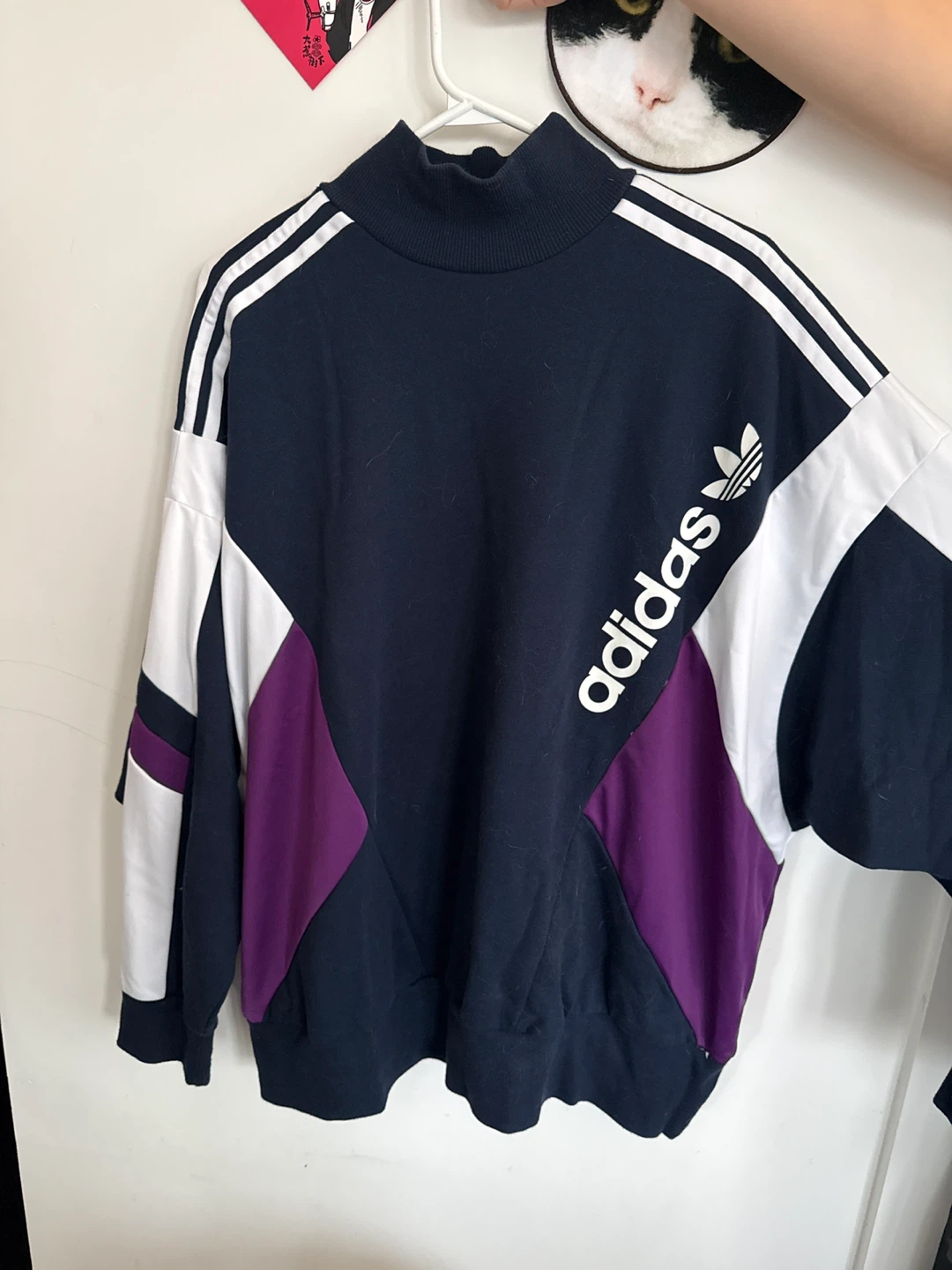 Adidas Mock Neck Sweatshirt