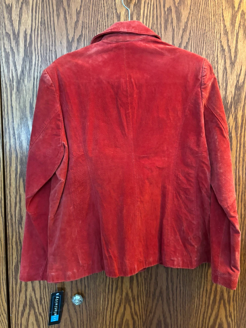 Relativity Red Suede Jacket XL