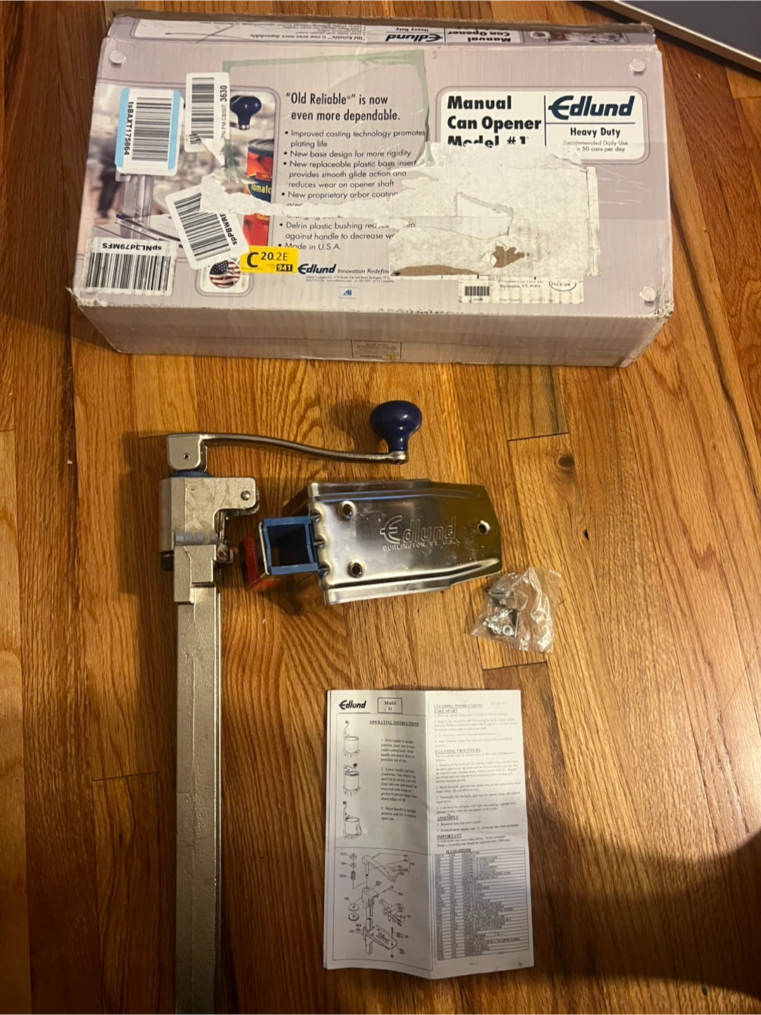 Edlund Manual Can Opener Model #1