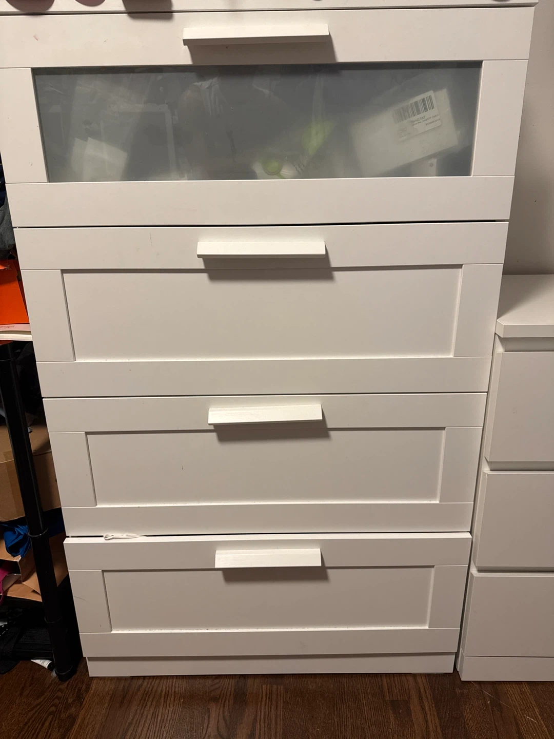 White 4-Drawer Dresser