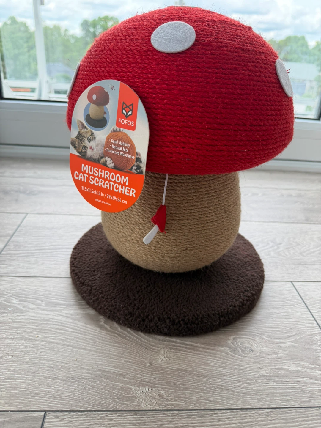 Mushroom Cat Scratcher