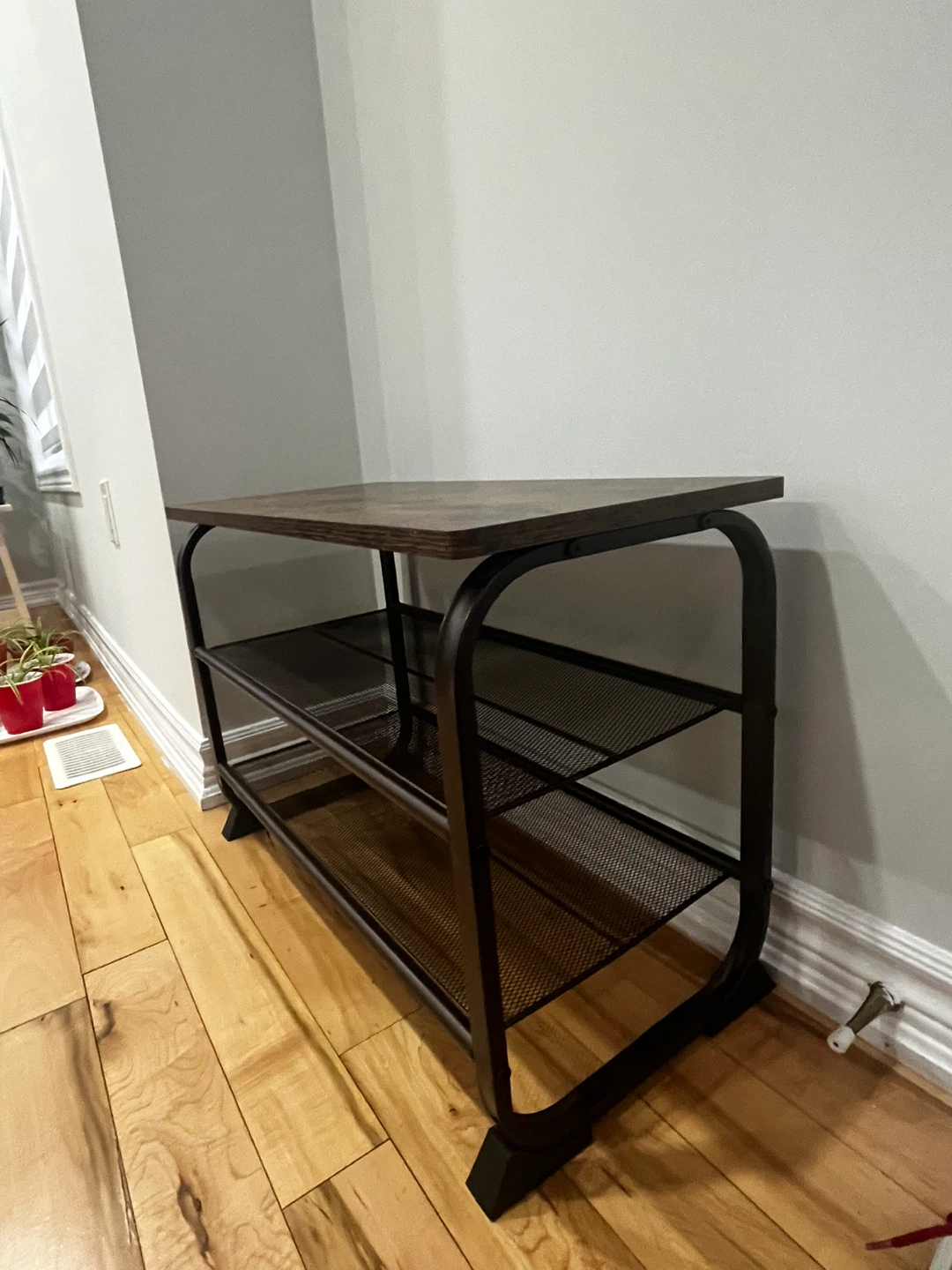 3-Tier Metal Mesh Shoe Rack Shelf - photo 3