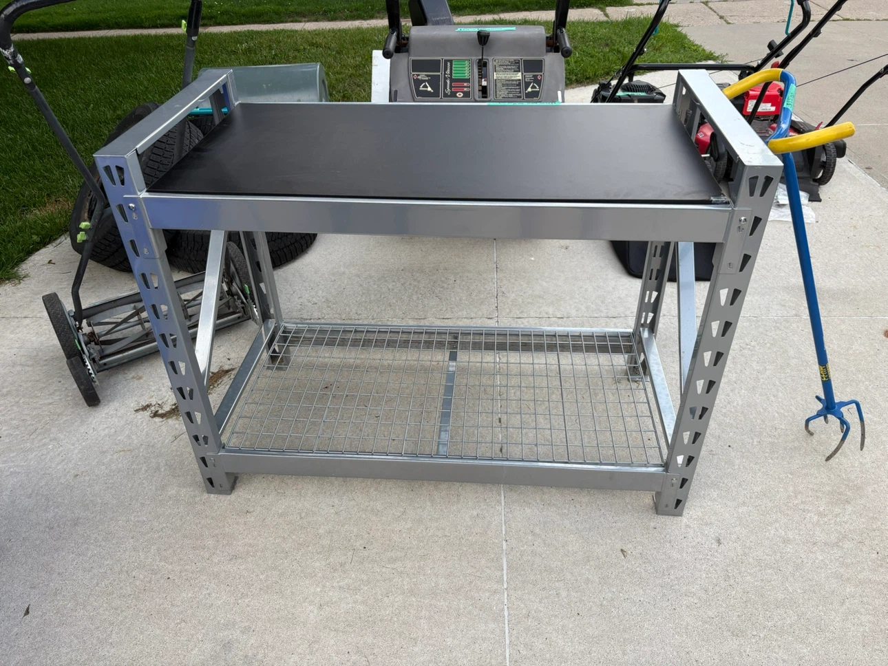 Heavy Duty Workbench with Shelving