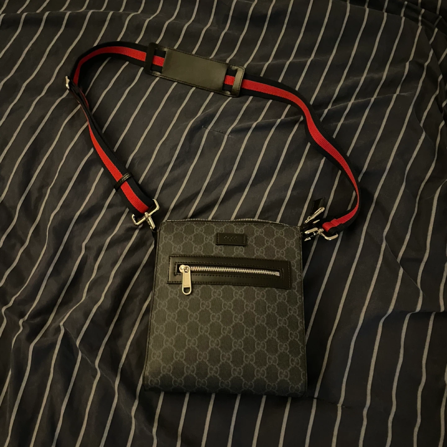 Gucci Monogram Messenger Bag