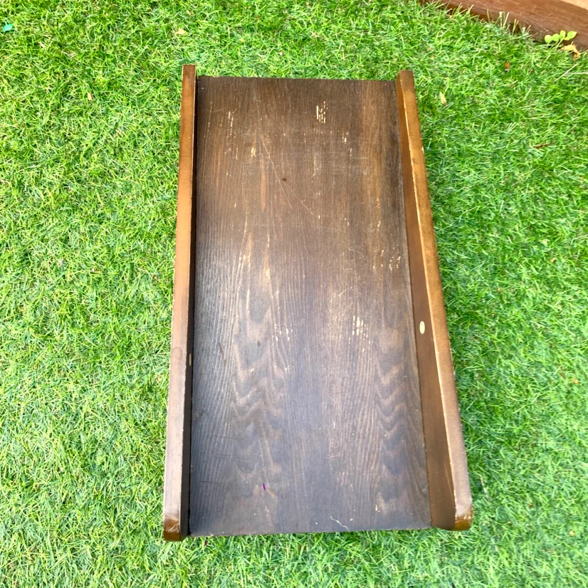 Plant Stand Rolling Plant Caddy Flower Pot Stand Wooden - photo 2