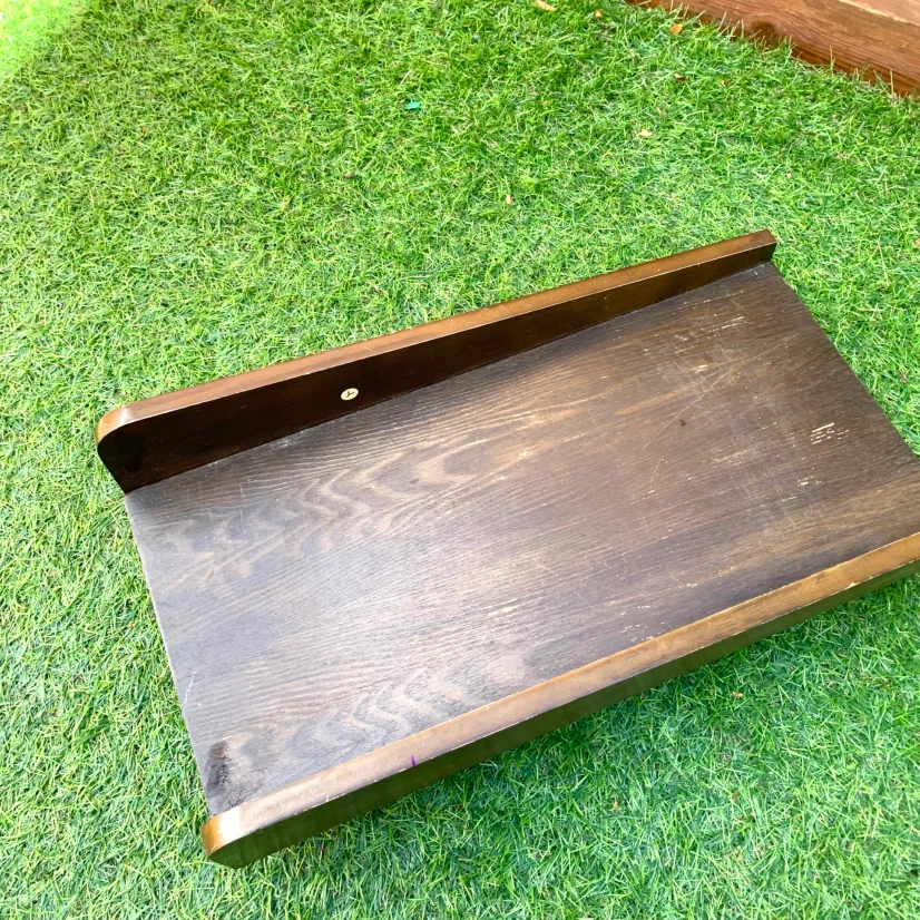 Plant Stand Rolling Plant Caddy Flower Pot Stand Wooden - photo 5