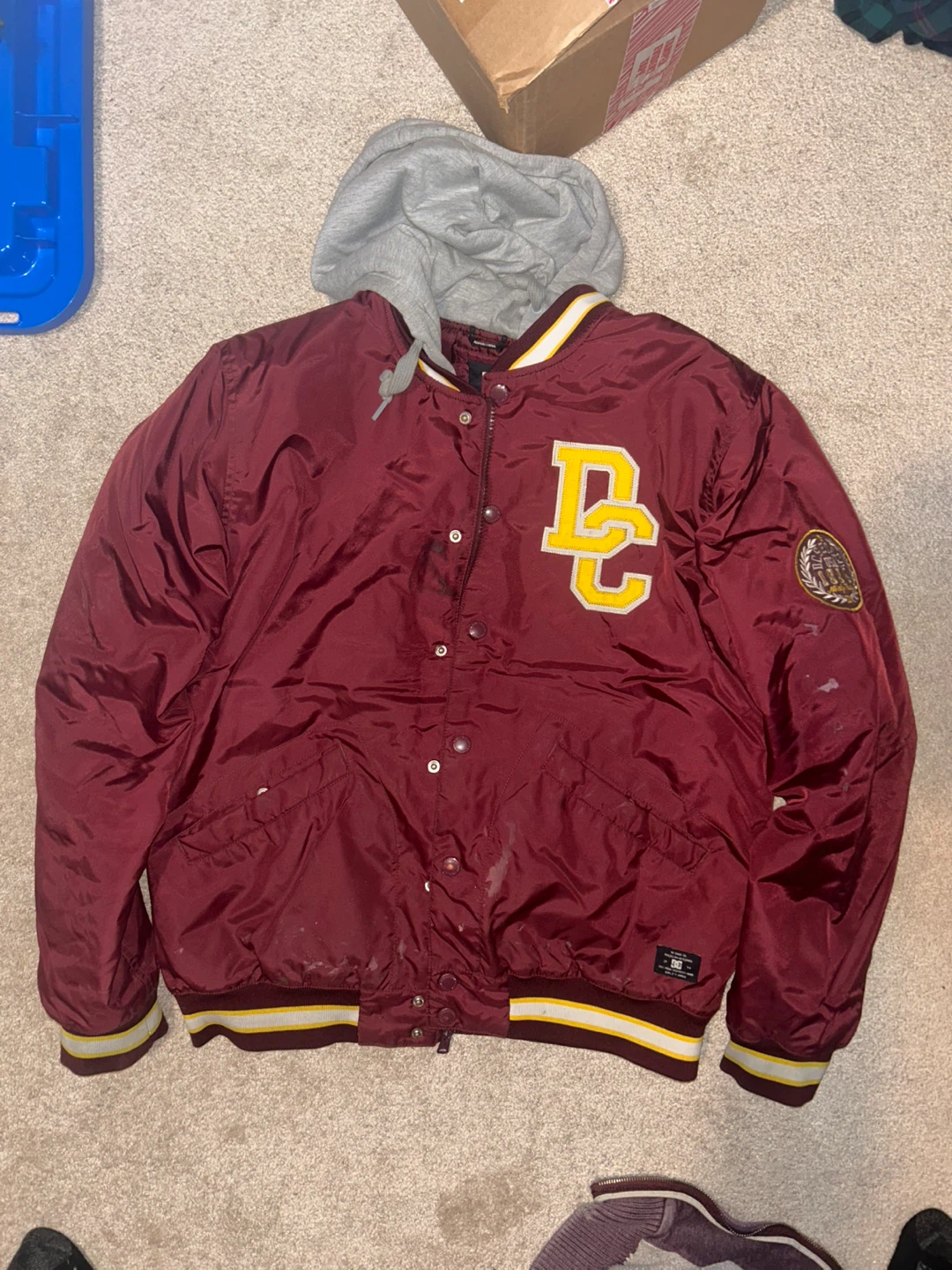DC Shoes Varsity Jacket with Hoodie