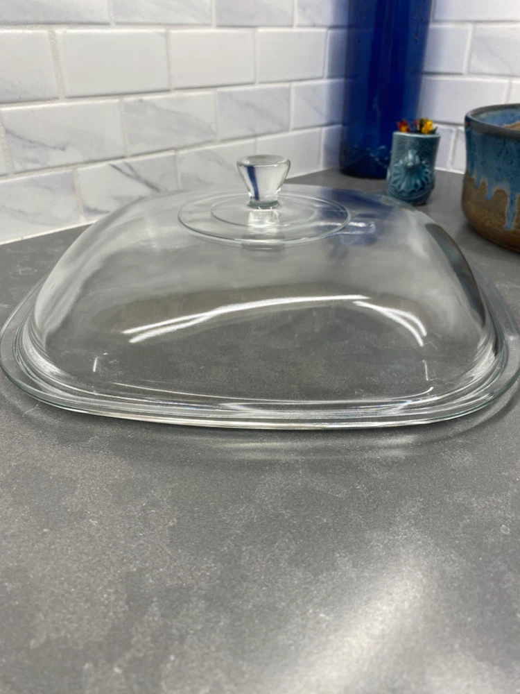 Vintage Corning Ware Dutch Oven w/ Lid & Rack P-34-B - photo 3
