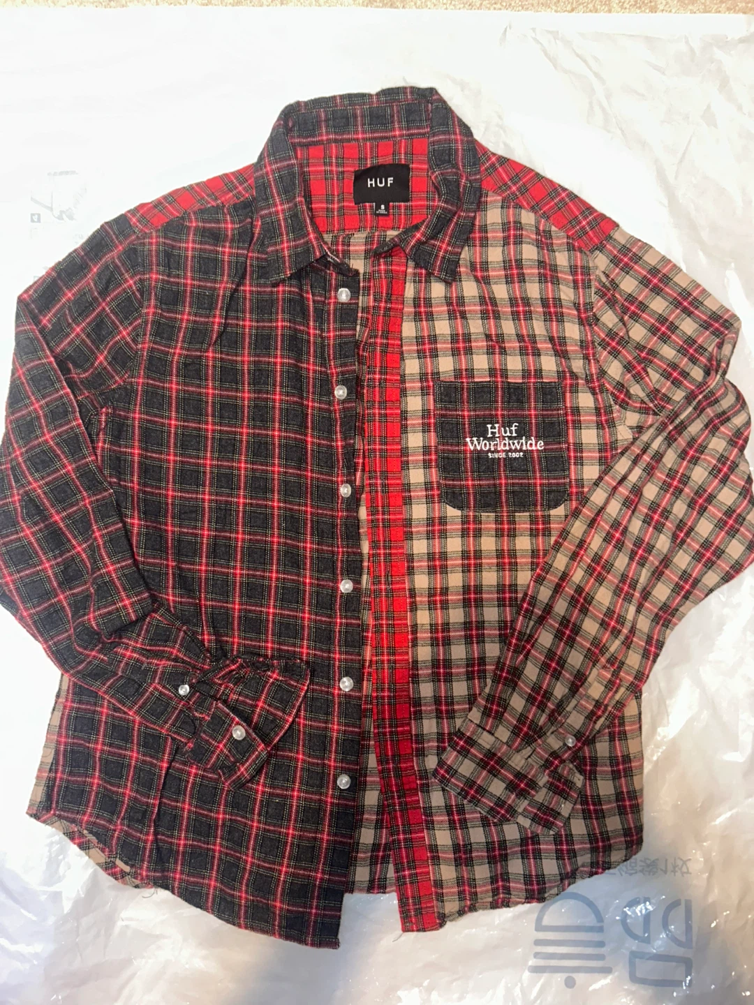 HUF Worldwide Flannel Shirt - photo 2