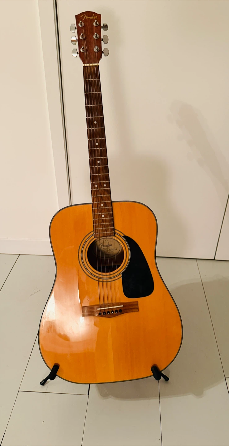 Fender DG 8S Natural Acoustic Guitar - photo 2