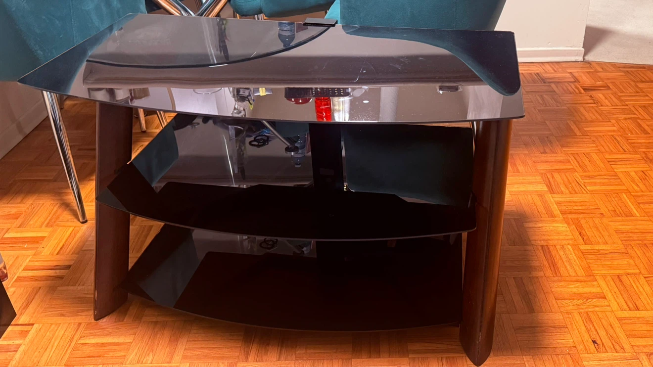 Two tier tv stand