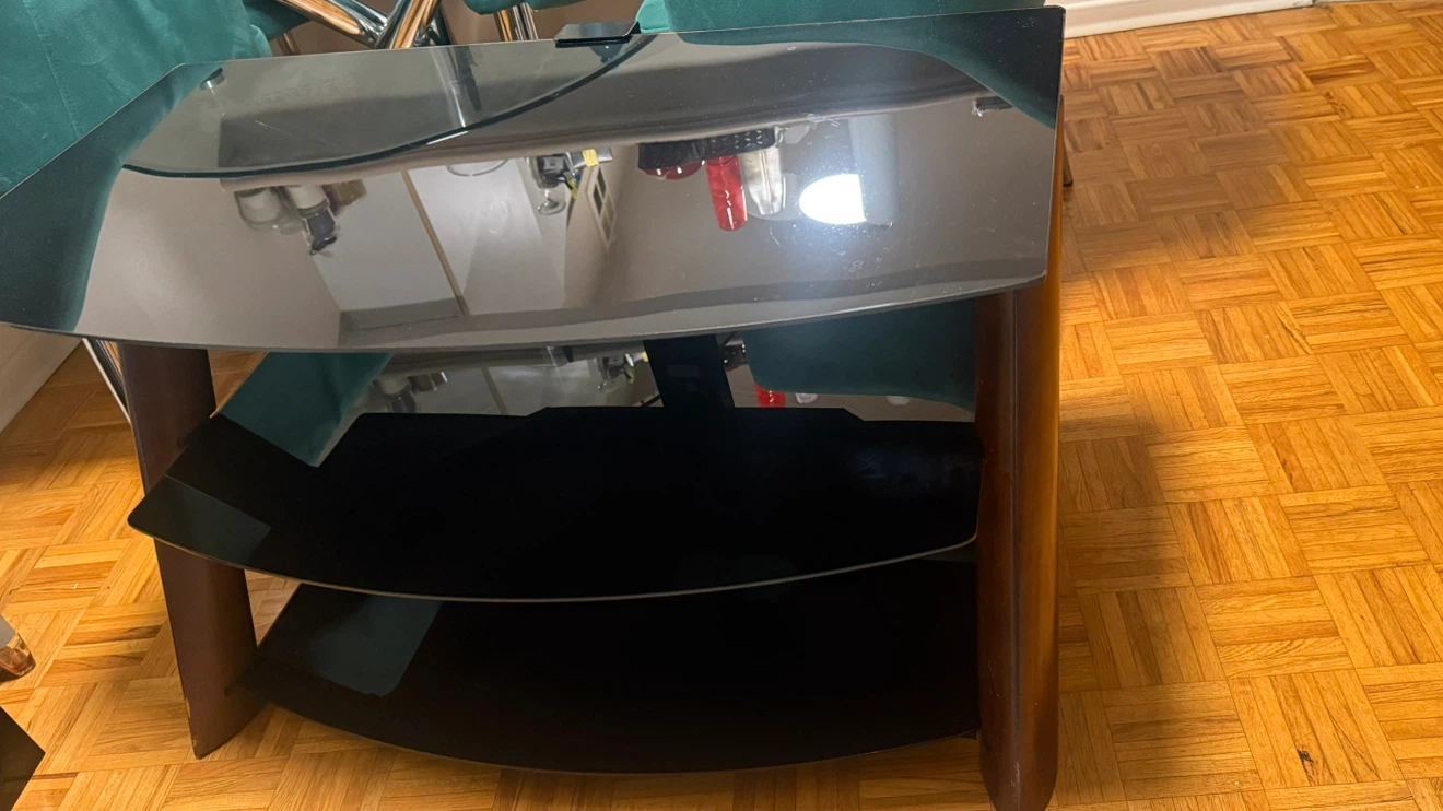 Two tier tv stand - photo 2