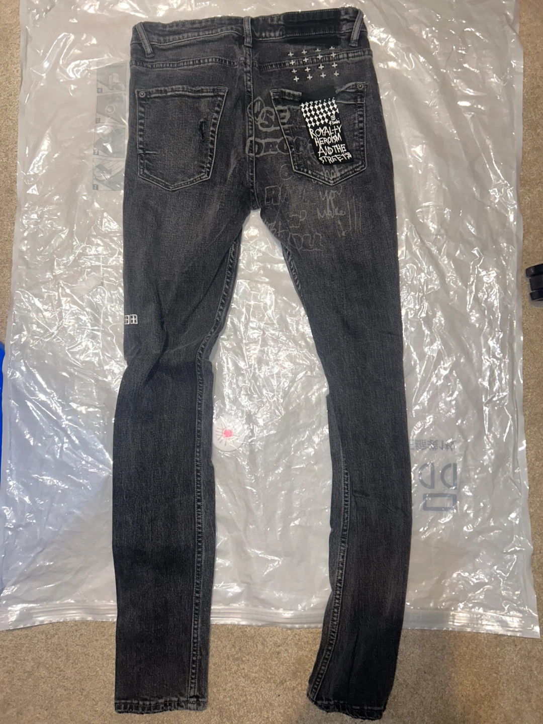 Ksubi Grey Distressed Skinny Jeans - photo 2
