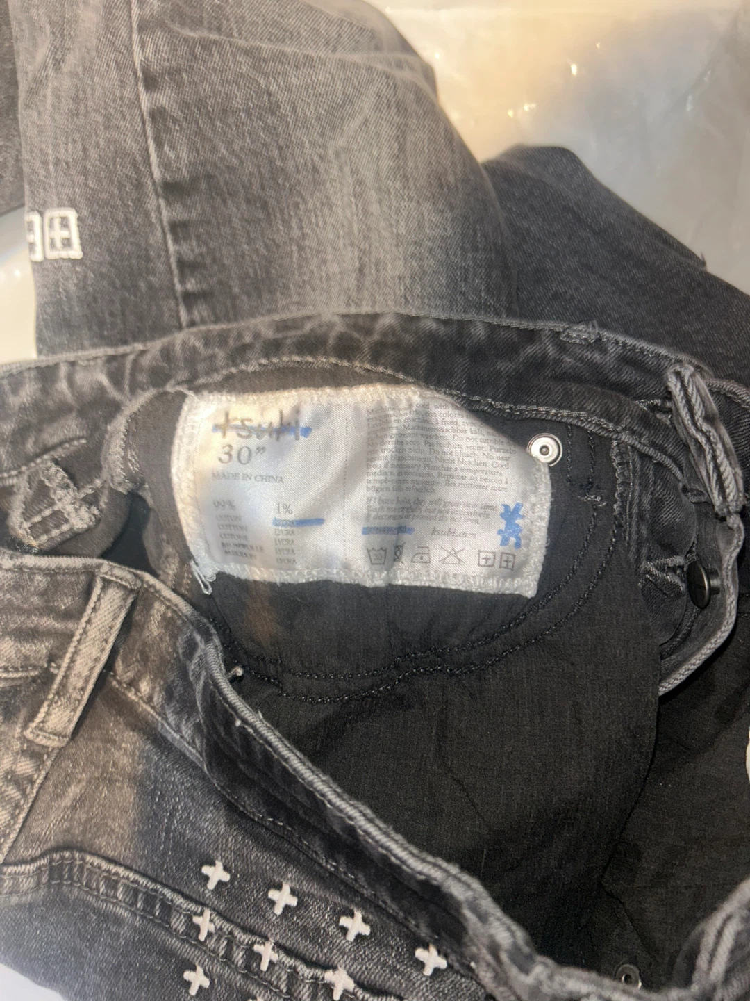 Ksubi Grey Distressed Skinny Jeans - photo 3