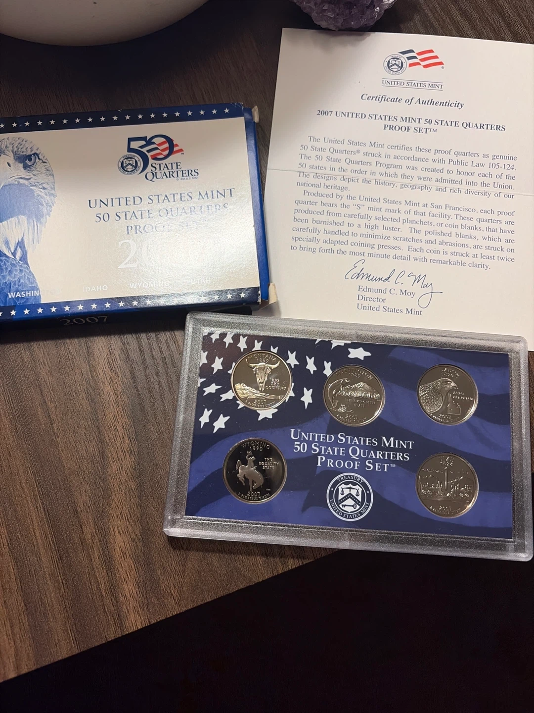 2007 United States Mint 50 State Quarters Proof Set