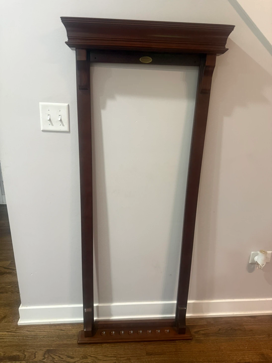 Wooden Pool Cue Rack