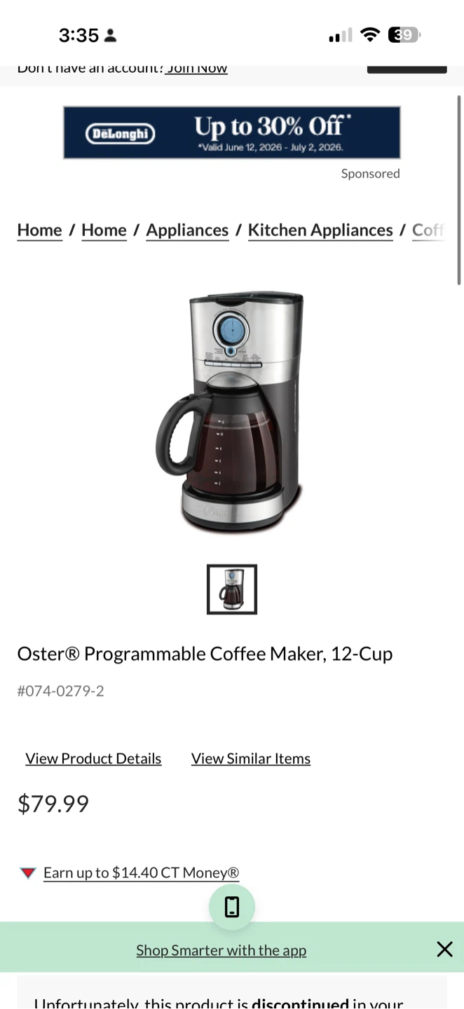 Oster Programmable Coffee Maker - 12-Cup - photo 2