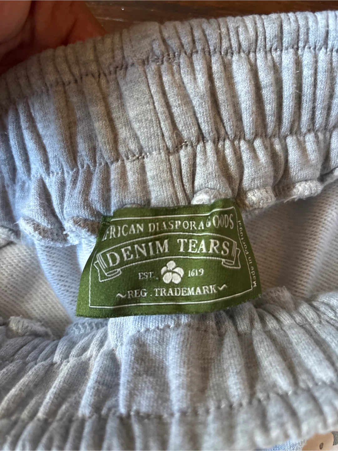 Denim Tears Grey Sweat Shorts - photo 3