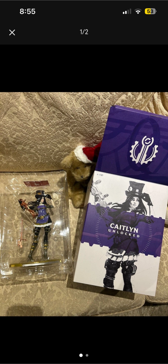 LOL League of Legends CAITLYN UNLOCKED STATUE FIGURE NEW