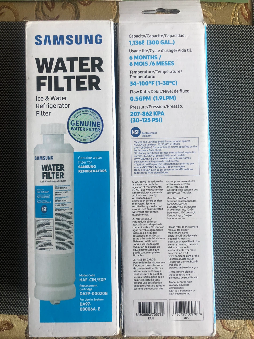 Samsung HAF-CIN/EXP Water Filter - photo 4