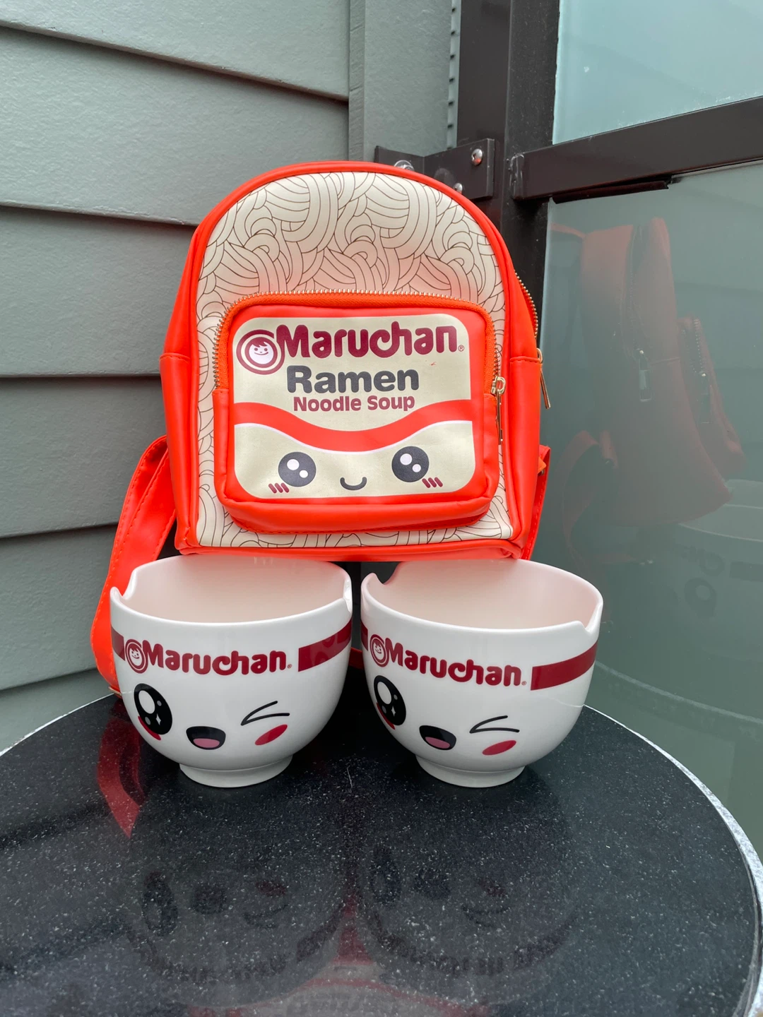 Maruchan Ramen Backpack and 2 Bowls