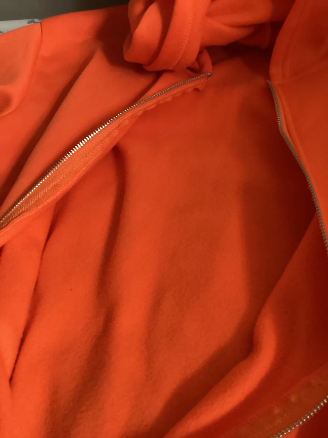 Orange Zip-Up Hoodie Dress - photo 3