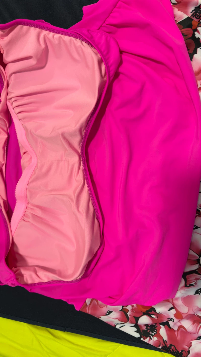 Women's Pink Floral Tankini Swimsuit - photo 3