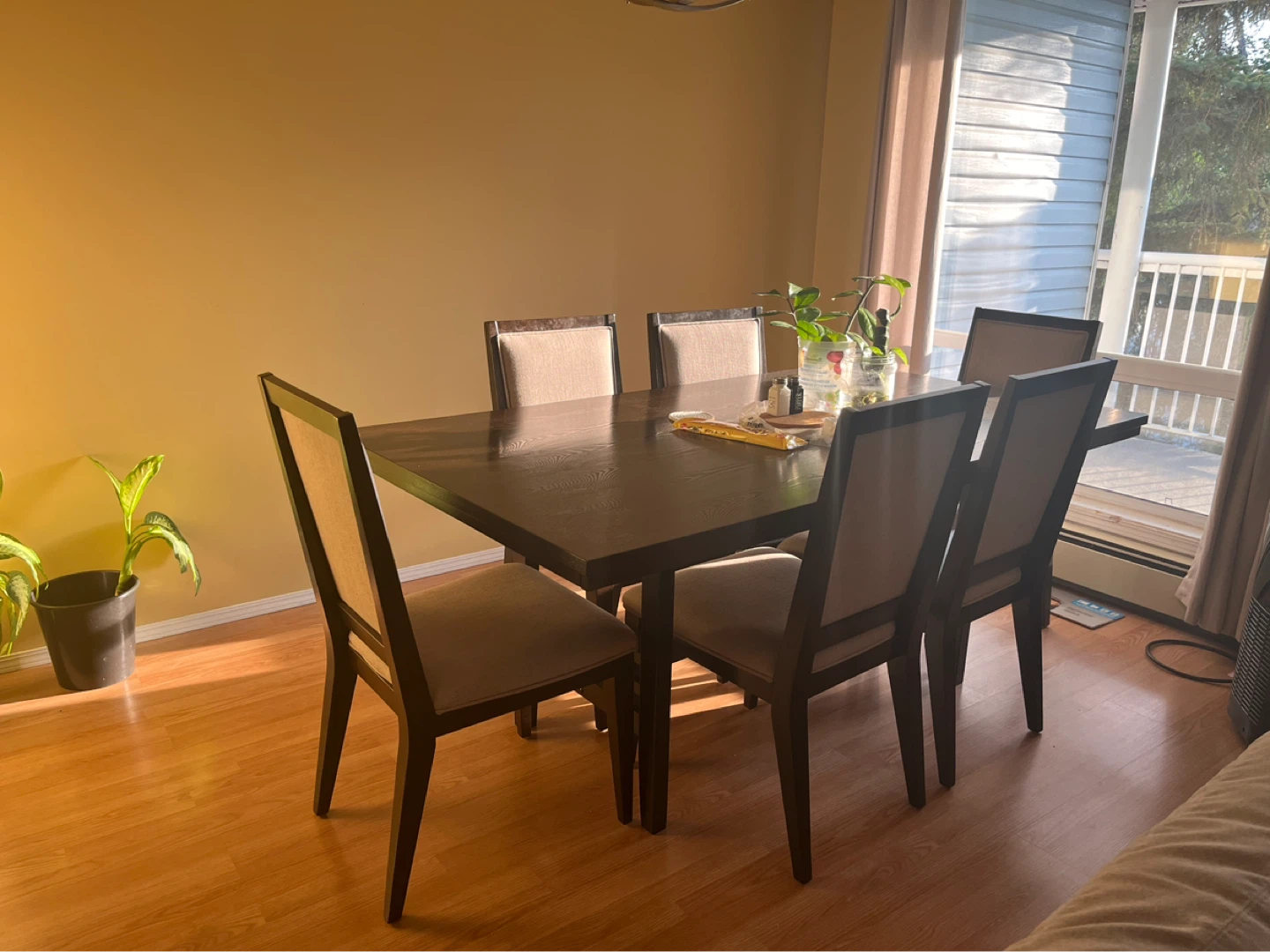 Dining Table and 6 Chairs Set - photo 4