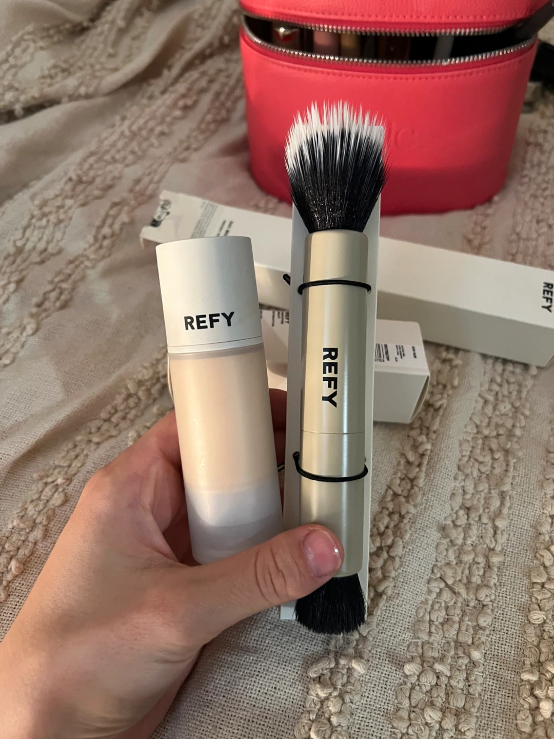 REFY Skin Tint and Duo Brush Set