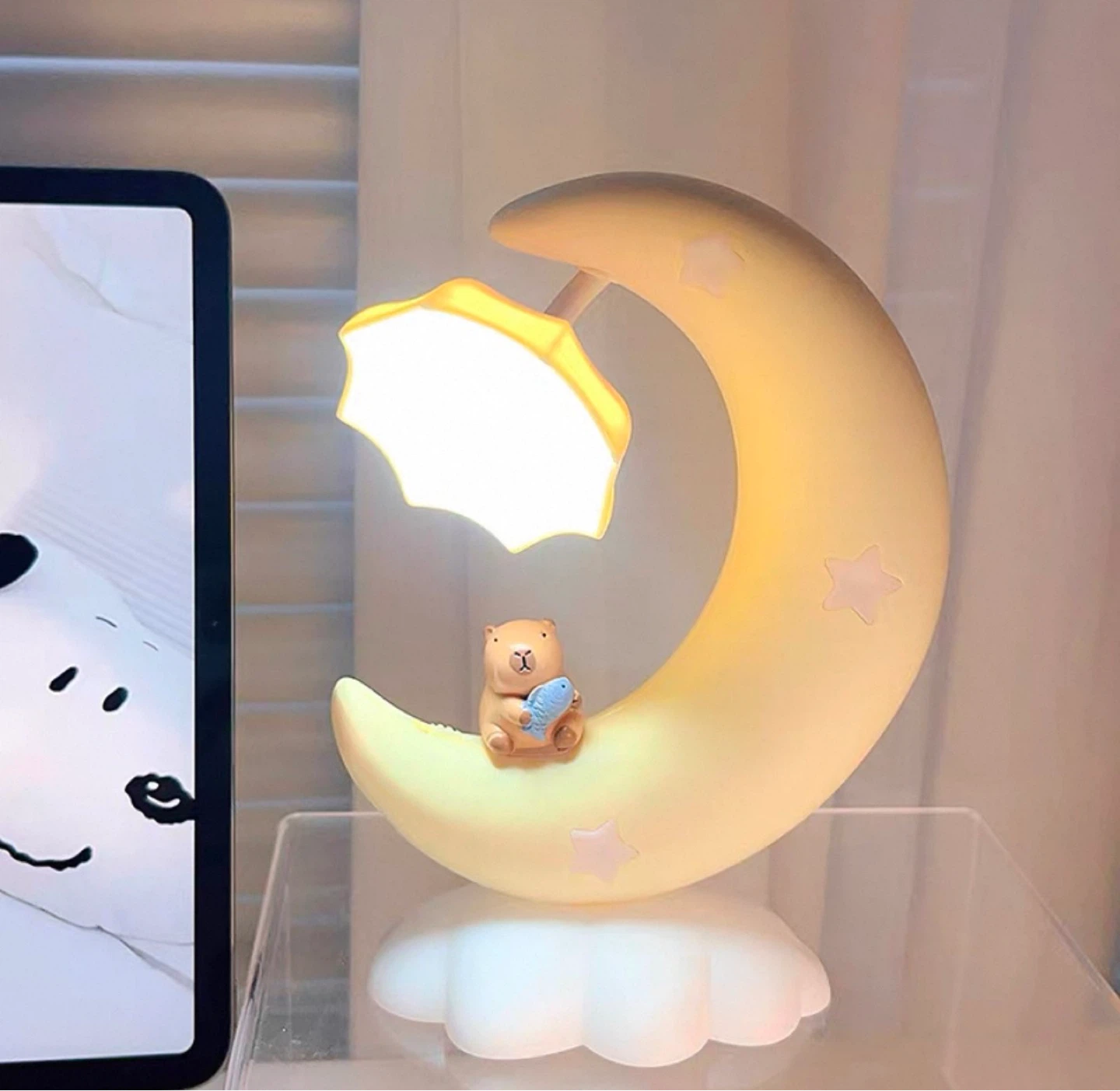 Capybara Moon Night Light