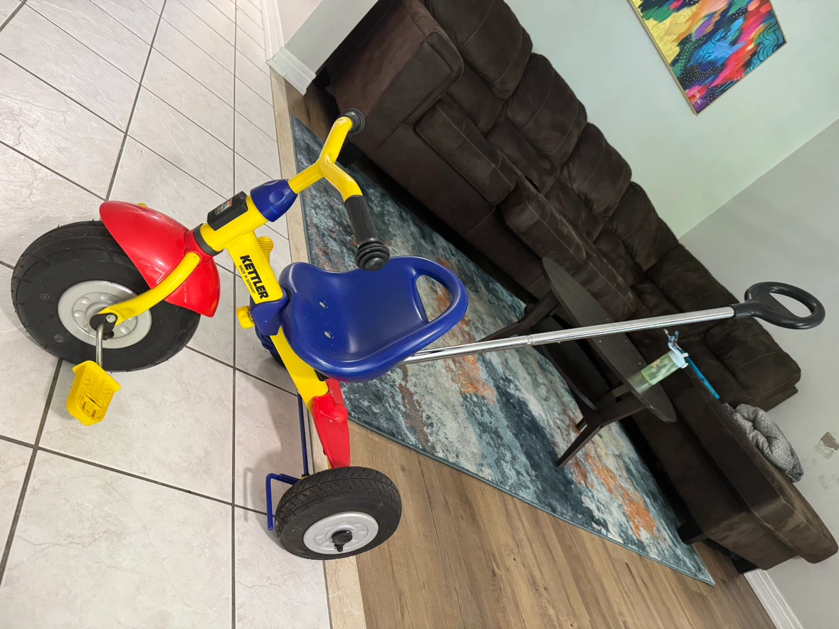 Kettler Tricycle with Push Handle